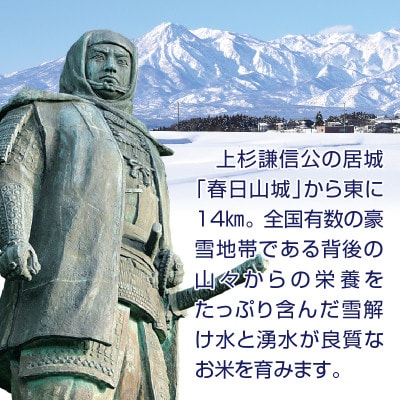 新潟県上越市産　新潟県特別栽培米コシヒカリ　3kg　無洗米