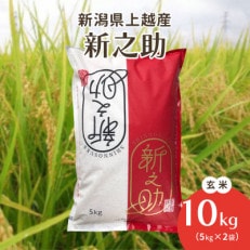 令和4年・新潟県上越産|新潟ブランド米「新之助」 玄米10kg(5kg×2袋) | ふるさと納税のお礼品