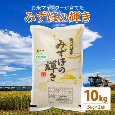 令和5年産 お米マイスターが育てた上越産みずほの輝き10kg(5kg×2)無洗米精米
