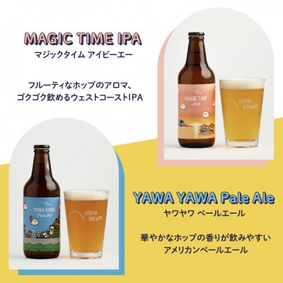 クラフトビール飲み比べ6本セット　新潟県上越市 330ml 定番4種から3種×2本　工場直送