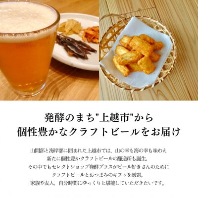 【のし付き】新潟県上越市 発酵のまち上越のクラフトビール飲み比べギフト