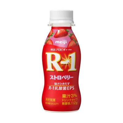 【毎月定期便】明治 R-1 ドリンクタイプ ストロベリー 24本 プロビオ ヨーグルト全3回