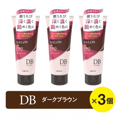 サロン ド プロ カラートリートメント 〈ダークブラウン〉　3個セット　(18376)