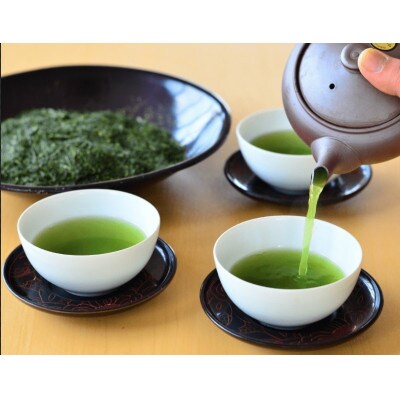 博多で作った銘茶詰合せ3本セット(煎茶120g×2・深むし茶120g×1) GG08