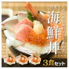 福岡市グルメ 糸島海鮮堂の8種の海鮮丼3食セット GT03