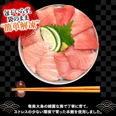 福岡市グルメ 糸島海鮮堂のクロマグロ丼3食セット
