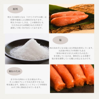 【博多の味】 辛子明太子 家庭用 並切明太子400g×4箱 PQ02