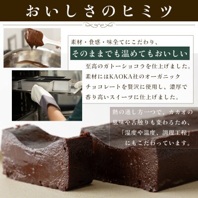 ガトーショコラとろ生濃厚プレミアムグルテンフリー 【福岡市】【ふるさと納税】