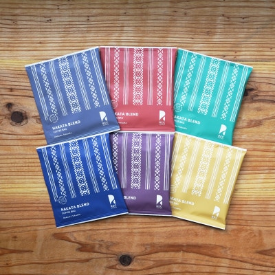 【福岡市】REC COFFEE 博多織柄コーヒーバッグ24個セット PT03