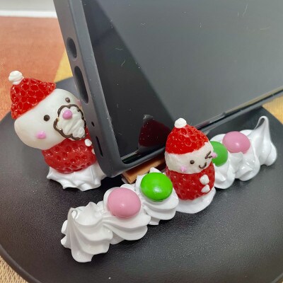 食品サンプルの【博多あまおう苺なマルチスタンド】 PC11