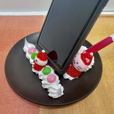 食品サンプルの【博多あまおう苺なマルチスタンド】 PC11