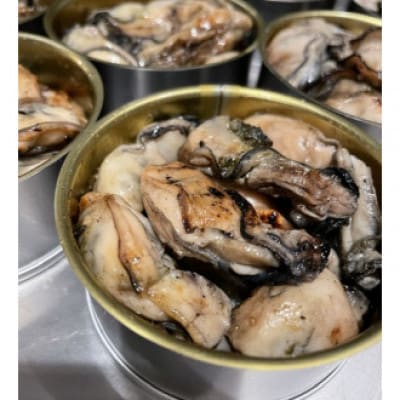 【福岡市】レストラン手作り　牡蠣の炭火焼オイル漬け缶詰　4缶セット×3箱 TC05