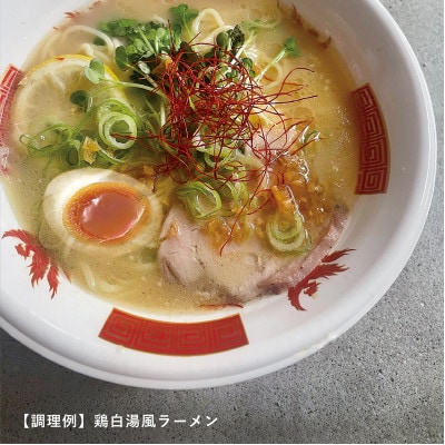 【福岡市】博多水炊き風 鶏白湯スープストック　冷凍品 300ml×5パック UE02