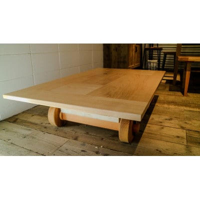 COBA+【MADE IN FUKUOKA CITY】ローテーブル(WH) PA06