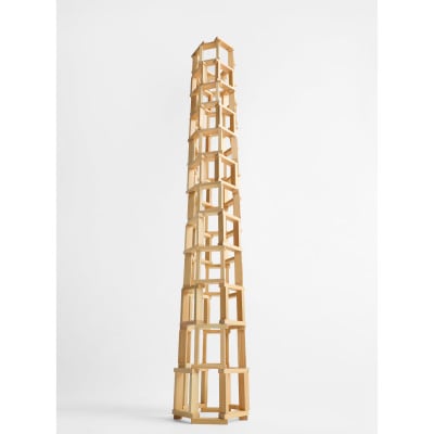 福岡市産材ヒノキの0歳から大人まで楽しめる「てっぺんつみき」50枚セット XM001