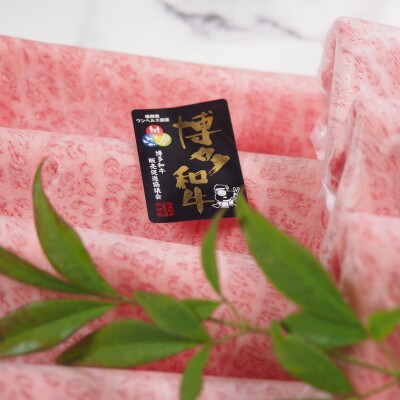 博多和牛特選肩ロースすき焼きしゃぶしゃぶ用600g ACP017