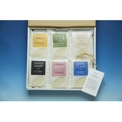 米ギフト「宮城米紀行」6品種 各450g×2袋　