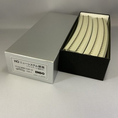 エンドウ ニューシステム線路　1/80　16.5mmゲージ用　R750標準用曲線レール　10本セット