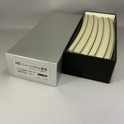 エンドウ ニューシステム線路　1/80　16.5mmゲージ用　R750標準用曲線レール　20本セット