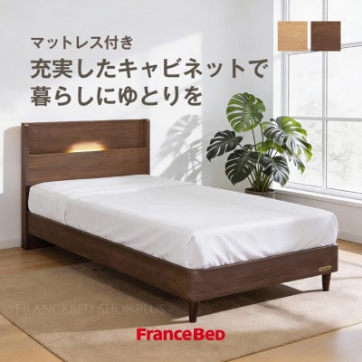フランスベッドセットセミダブル　N-2000　フレーム脚付きタイプカラー選択