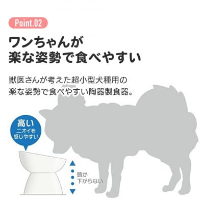 ペット用食器 超小型犬種用 陶器製食器 ミント(ブルー) 9-057 53622-9-CHOB1