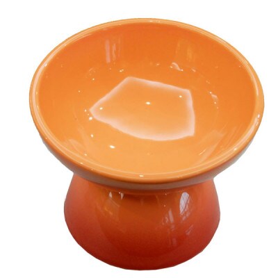 ペット用食器 小型犬用 陶器製食器 オレンジ 9-051 53627-4-CHOB2