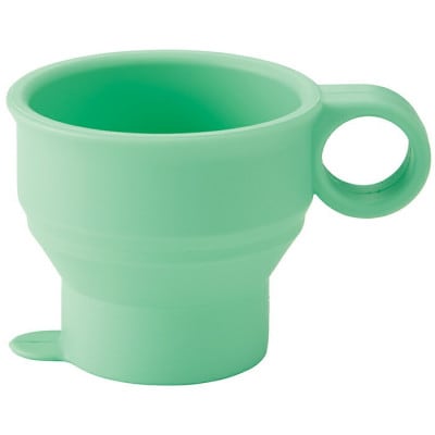 シリコーン製携帯ミニコップ 120ml ミントグリーン 3-016 KSL1 388934