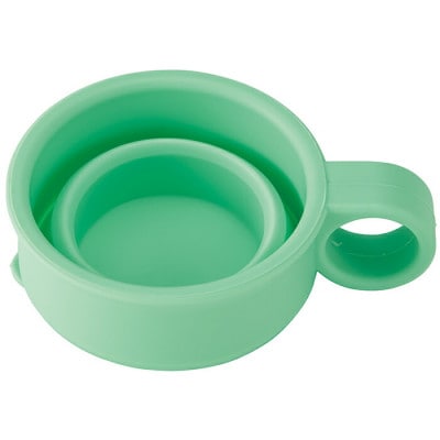 シリコーン製携帯ミニコップ 120ml ミントグリーン 3-016 KSL1 388934