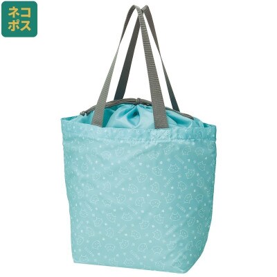 大きめ買い物バッグ(折り畳み可能)【ねこっと】 保冷力があるのでレジャーにも◎ 697746