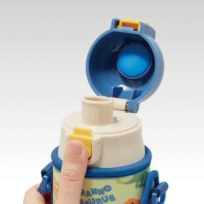 カバー付ダイレクトステンレスボトル 470ml KSDC4【ディノサウルス】 624544