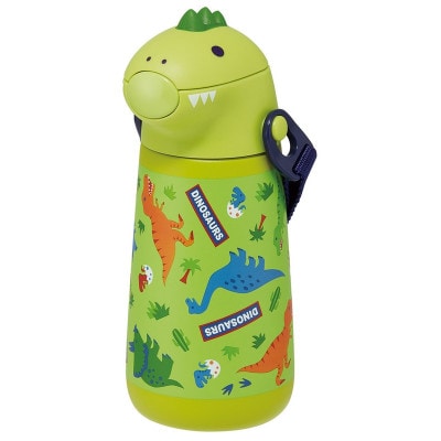 ダイカットストローステンレスボトル 370ml SSH4D ディノサウルス 638237