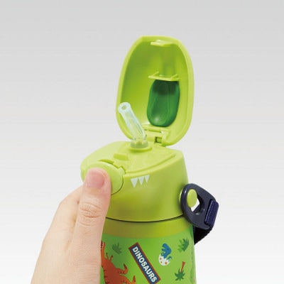 ダイカットストローステンレスボトル 370ml SSH4D ディノサウルス 638237