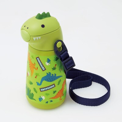 ダイカットストローステンレスボトル 370ml SSH4D ディノサウルス 638237