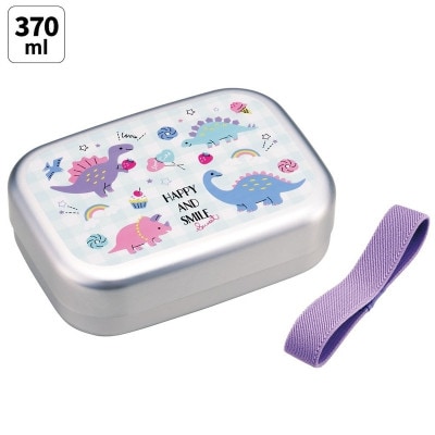 アルミ弁当箱 370ml ハッピー&スマイルレインボー 646256