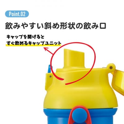 食洗機対応プラクリアボトル 480ml PSB5TR ハッピー&スマイル 513374