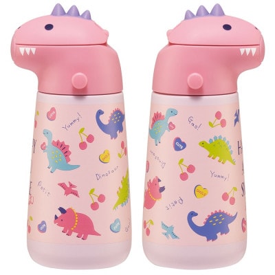 ダイカットストローステンレスボトル 370ml SSH4D ハッピー&スマイル 638244