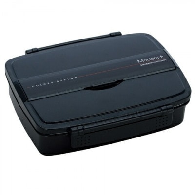 松花堂タイトランチボックス 1段 870ml PO5S モダンプラス BK 121944