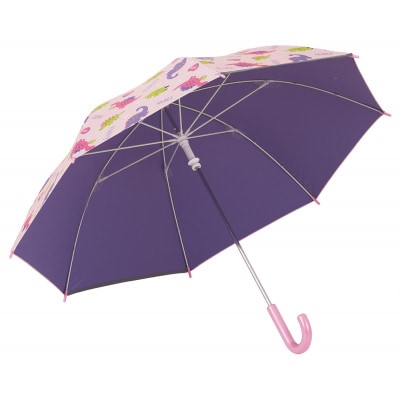子供用 晴雨兼用傘 50cm 手開き 日傘 UBSR2 ハッピー&スマイル 542114