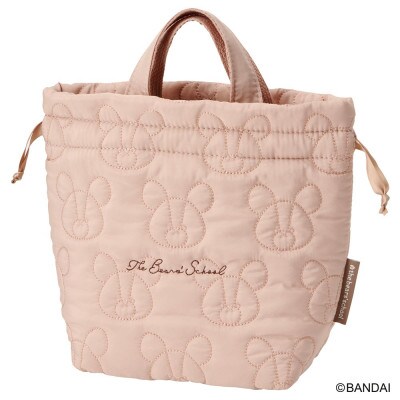 キルト生地 保冷ランチ巾着袋 KBCL9 くまのがっこう 奈良県奈良市 スケーター 666483