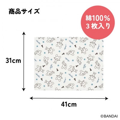 ふきん・キッチンクロス 3枚セット KFWC3 くまのがっこう 3-040 スケーター 678431