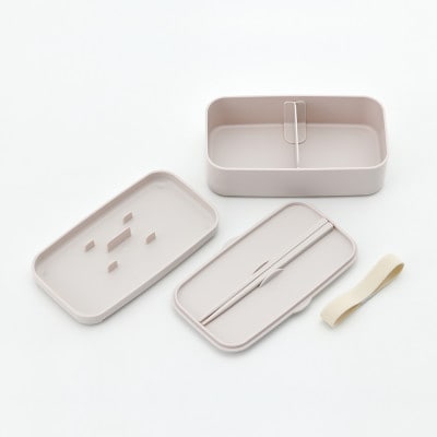 スマホスタンド付き 弁当箱 600ml PLB6SSH ベージュ  4-174 716966