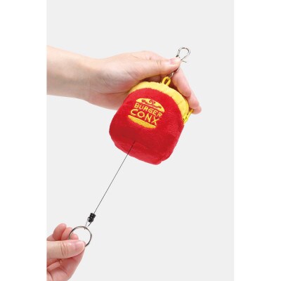 ぬいぐるみ リール付き キーホルダー ZRNK1 バーガーコンクス ポテト 4-179 683688