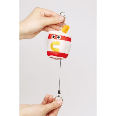 ぬいぐるみリール付き キーホルダー ZRNK1 バーガーコンクス ドリンク 4-180 683695