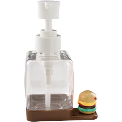 マスコット付きソープディスペンサー250ml BSSD1 バーガーコンクス 3-053 699580