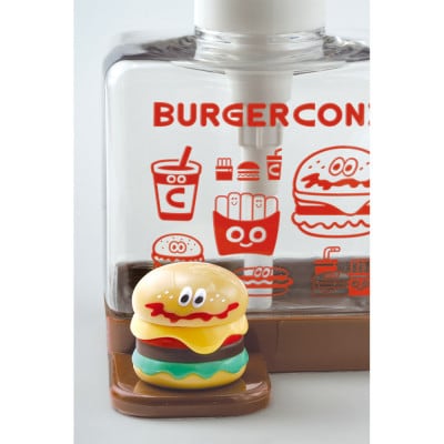 マスコット付きソープディスペンサー250ml BSSD1 バーガーコンクス 3-053 699580