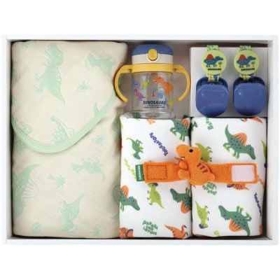 ベビー お出かけ ギフトセット L SET1094 ディノサウルス 27-044 678837