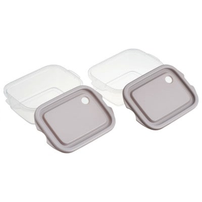 フードコンテナ 2個セット 500ml FCN2W スモーキーグレー skt078 726040