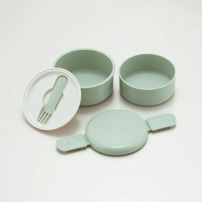 お弁当箱 2段 500ml ONWR1B セピアカラー グリーン 奈良市 skt104 668395