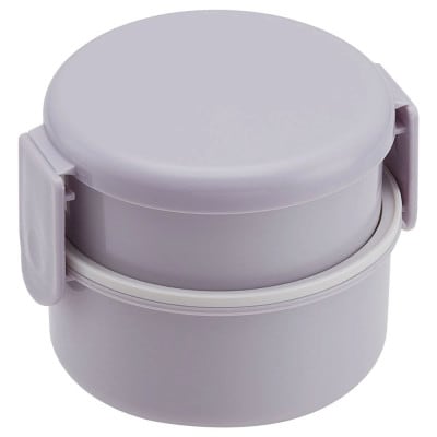 お弁当箱 2段 500ml ONWR1B セピアカラー ラベンダー skt105 672484