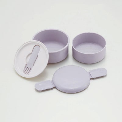 お弁当箱 2段 500ml ONWR1B セピアカラー ラベンダー skt105 672484